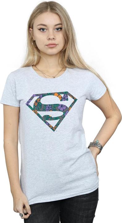 Produktbild Superman Floral Logo 1 TShirt (XXL)