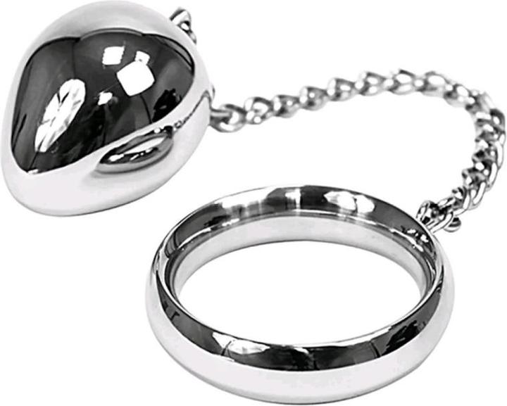 Actual product image Steelo Donut C-Ring Anal Egg with chain (3 cm)