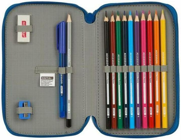 Image du produit Safta Sac à ressort double BlackFit8 M854 bleu foncé 12,5 x 19,5 x 4 cm (28 pièces)