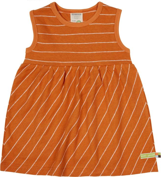 loud + proud Kleid Streifen mit Leinen