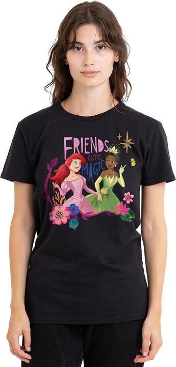 Immagine prodotto Disney Princess Friends Are Magic Maglietta Ariel e Tiana Adulto Unisex (L)