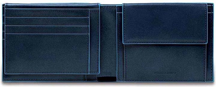 Immagine prodotto Piquadro Blue Square - Portafoglio da uomo con patta e finestra per documenti d'identità
