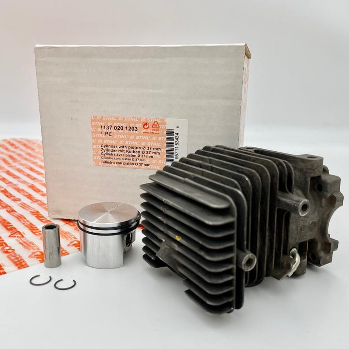Image du produit Stihl Cylindre original + piston Ø 37 mm MS192T, 11370201203 (Pièces de rechange pour machines de jardinage)