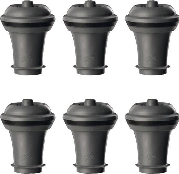 Actual product image Vacu Vin Stopper 6-piece, for wine pump (Wine stopper)