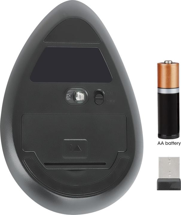 Image du produit Manhattan Souris USB verticale ergonomique sans fil (Sans fil)