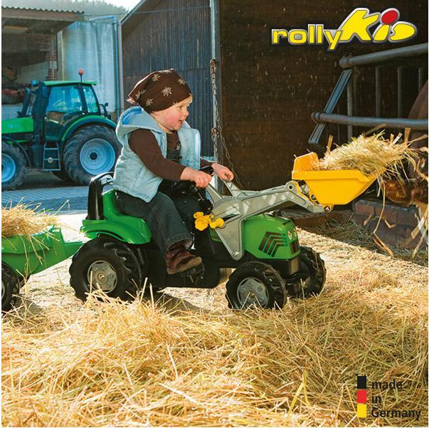 Produktbild Rolly Toys Deutz Traktor mit Lader und Anhänger