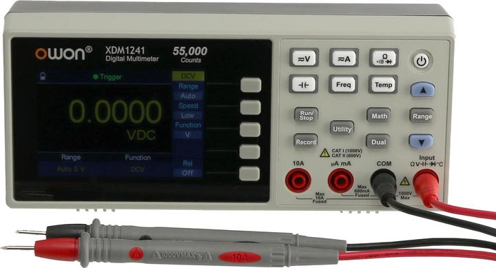 Productafbeelding Owon Tisch-Multimeter, XDM1241, TRMS, 8,9 cm (3,5") LC-Display