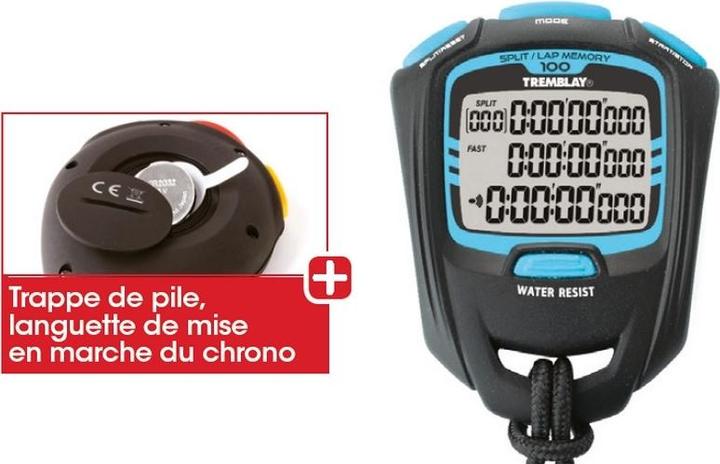 Immagine prodotto Tremblay Cronometro professionale 100 giri per professionisti