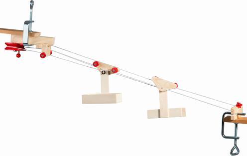 Produktbild Kraul Mini-Seilbahn - 2 Wagen mit Seil