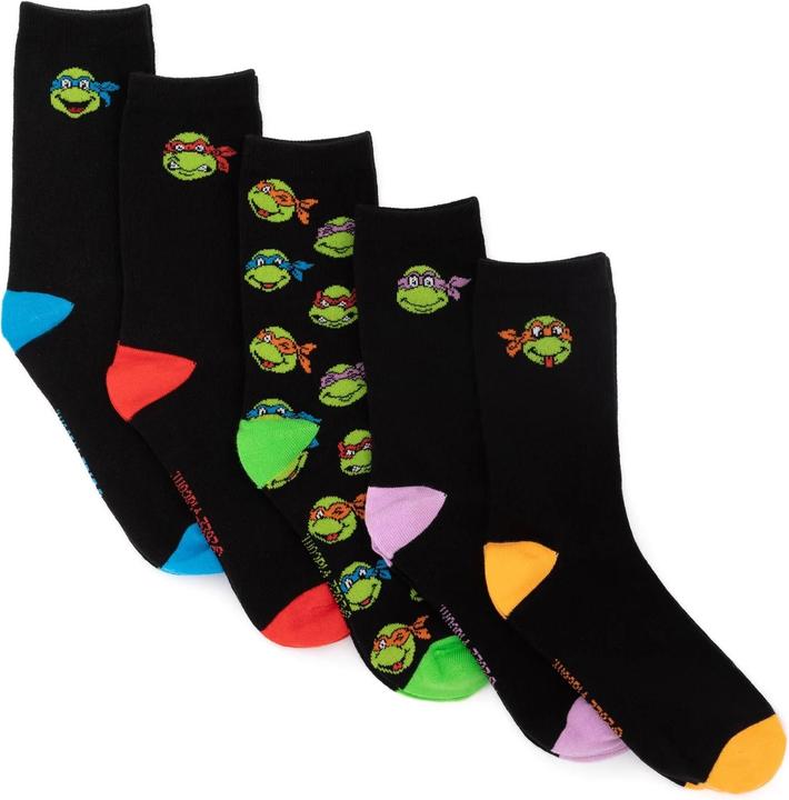 Produktbild Teenage Mutant NT Socken (5erPack) (5er Pack, 40.5 - 45.5)