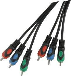 Produktbild Schwaiger CIK5320 - YUV-Komponentenkabel Y, Cr, Cb 3x Cinch (2 m, Cinch)