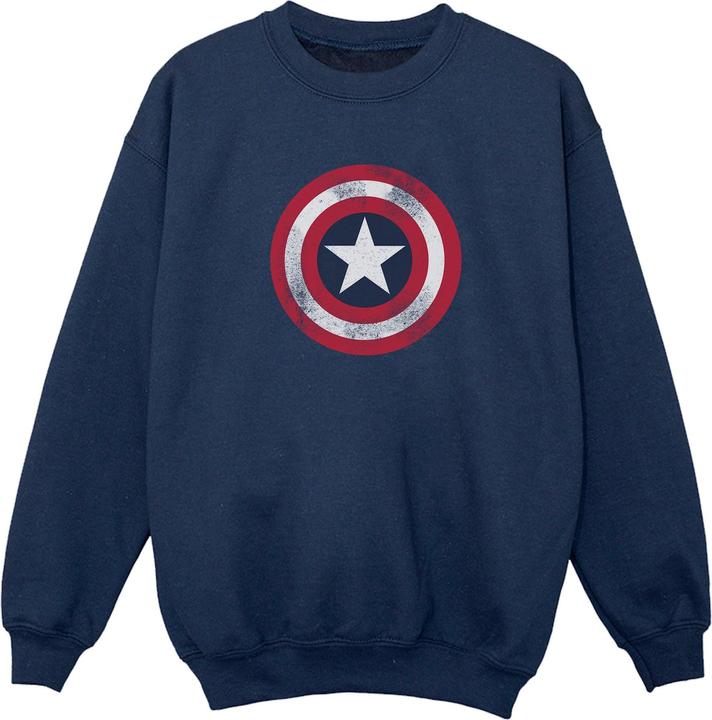 Immagine prodotto Felpa da ragazzo Captain America Distressed Shield (128)