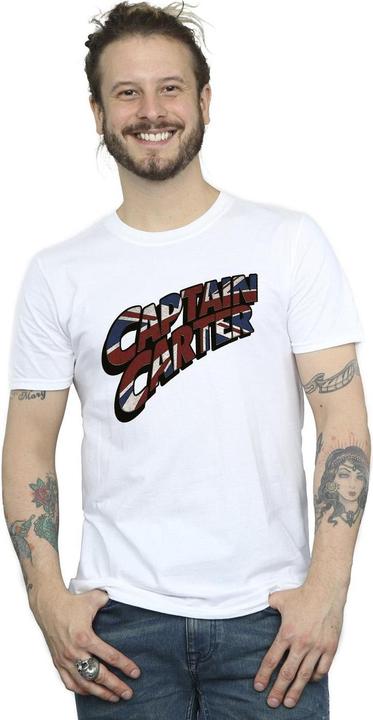 Actual product image Mens What If Captain Carter T-Shirt (5XL)