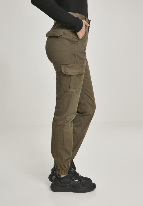 Actual product image Urban Classics Ladies High Waist Cargo Pants (27)