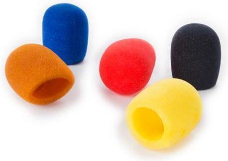 Actual product image Velleman MICROPHONE WINDSCREEN SET - 5 pcs (Foam material)
