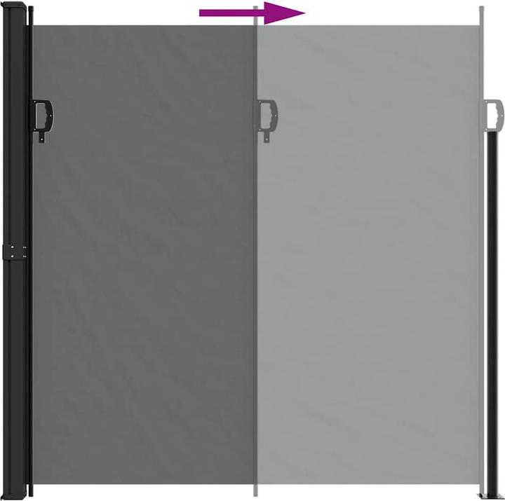 Actual product image VidaXL Extendable side awning (2 m)