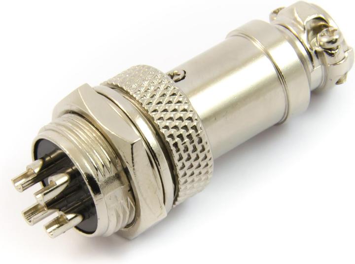 Actual product image Purecrea GX16-4P plug with flush-type plug 16mm