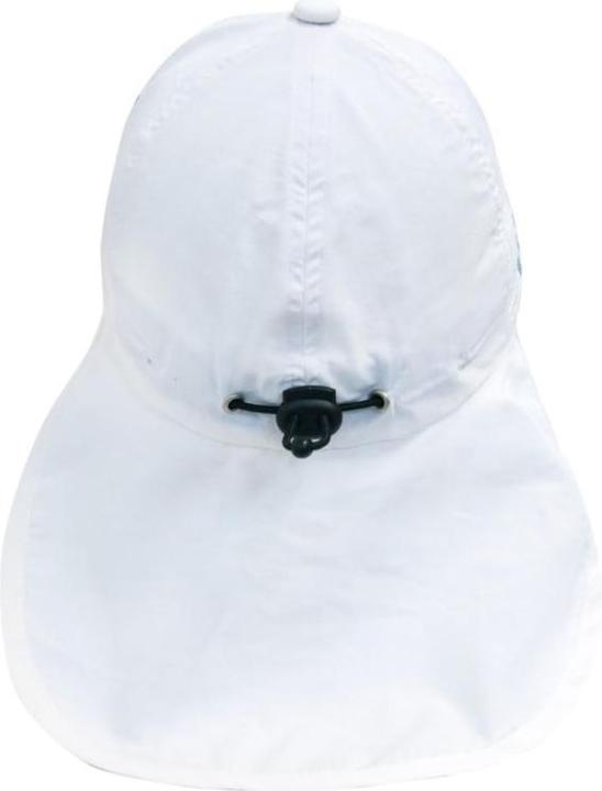 Immagine prodotto IQ-UV Berretto con protezione UV con protezione del collo per bambini, bianco (1 pz) (Crema solare viso, SPF 50+)
