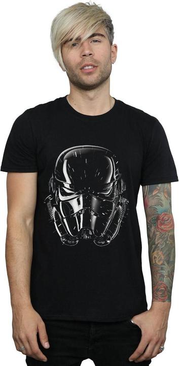Actual product image Star Wars Mens Stormtrooper Hyper Drive Helmet T-Shirt (3XL)