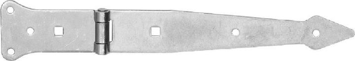 Produktbild Magni Pollmann®Baubeschläge 1623000 Werfgehänge 300 mm leicht, hell verzinkt, 2 Stück (2 Stk.)
