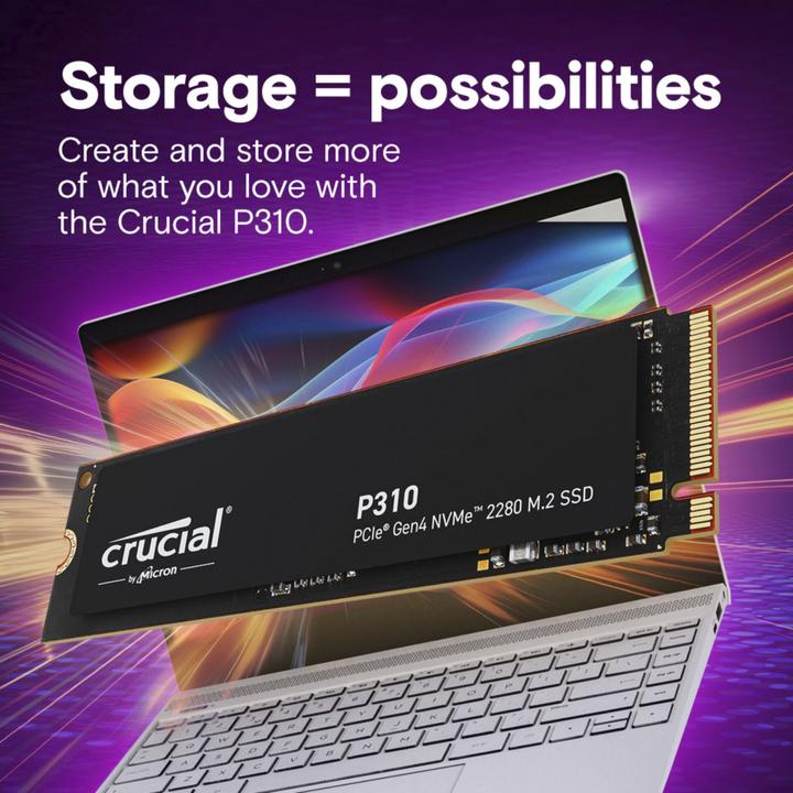 Actual product image Crucial P310 (2000 GB, M.2 2280)