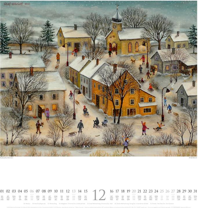 Produktbild Naive Malerei Kalender 2026 (48 x 54 cm, Harter Einband, Deutsch, Englisch, Französisch)