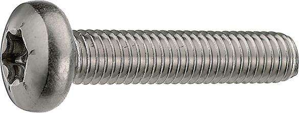 Produktbild Bossard Schraube, Maschine/Flachkopf, Torx, T8, M2.5, 4mm, Packung à 100 Stück (BN 5687TORX T8, M2,5X4MM) (100 Schrauben pro Stück)