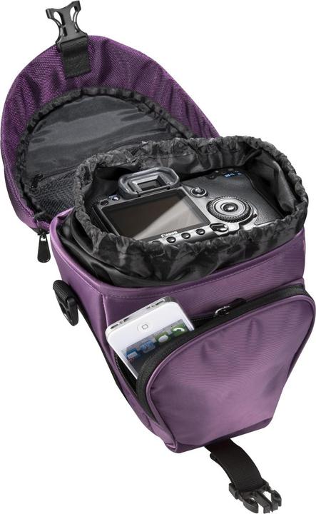 Actual product image mantona Premium colt bag purple (Camera shoulder bag, Kamera Bereitschaftstasche)