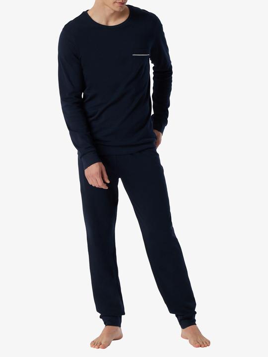 Produktbild Schiesser Pyjama "Fine Interlock" marine (XL)