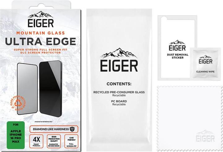 Image du produit Eiger Mountain Glass Ultra Edge (1 pièce(s), Apple iPhone 16 Pro Max)