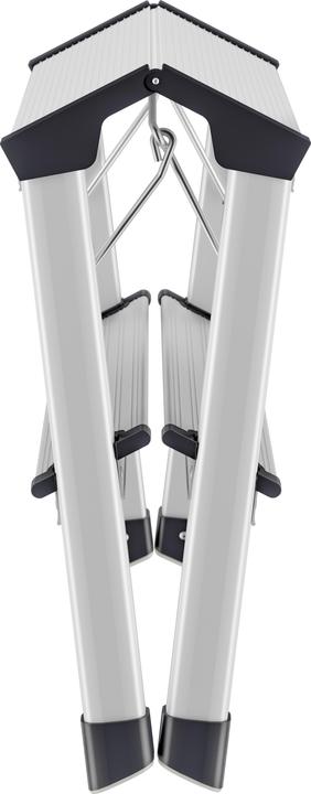 Actual product image Hailo D60 StandardLine, aluminium stepladder, 2x2 steps (Stile, 49.49 cm)
