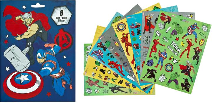 Produktbild Undercover Stickerbuch Avengers Marvel mit 8 Stickerblättern