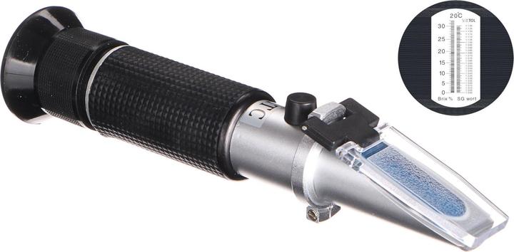 Actual product image Sixtol Refractometer for measuring the beer fill level / Brewing sugar meter AT 32