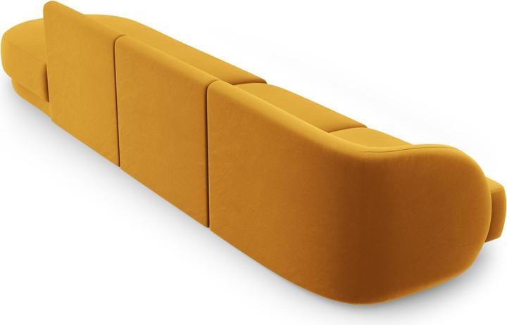 Image du produit Micadoni Canapé Droit Velours, "Miley", 4 Places, 323x90x70Fabriqué en Europe (2 places, 3 places, 4 places)