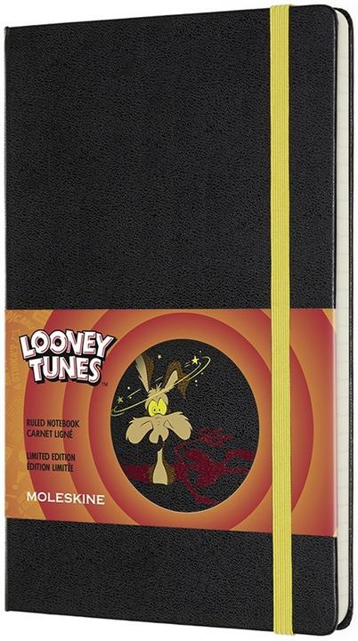 Image du produit Moleskine Notebook - Looney Tunes L/A5, Ruled, Hard Cover, Wile E. Coyote (21 x 13 cm, À rayures, Couverture rigide)