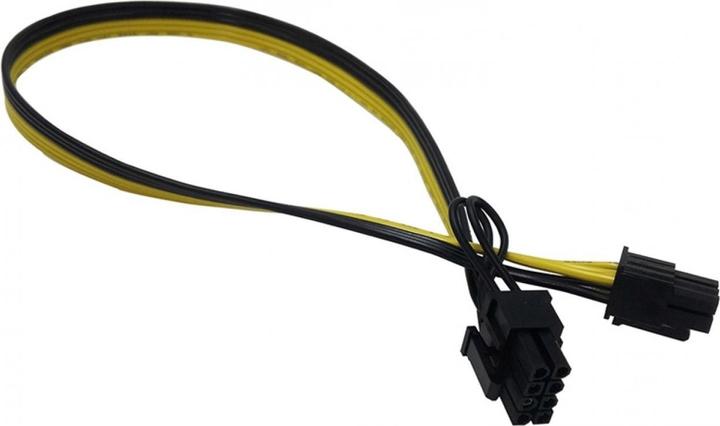 Image du produit PowerGuard Câble d'alimentation GPU PCI-E 6 broches (mâle) vers 8 broches (mâle) 0.5m