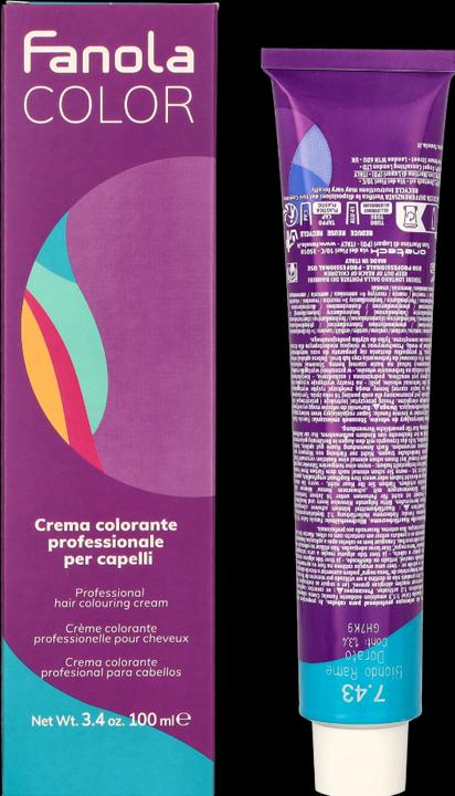 Immagine prodotto Fanola 7*43 Rubio Cobrizo Dorado 100ml (7,43 Oro Biondo Rame)