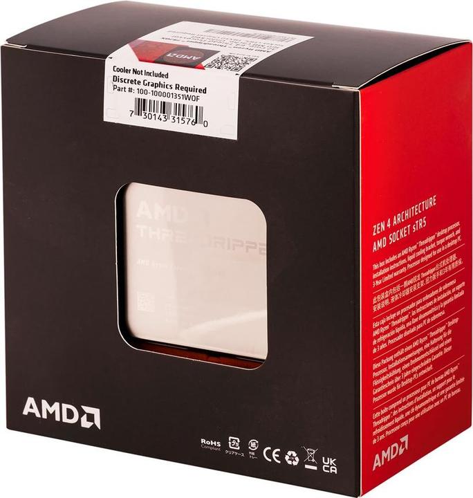 Produktbild AMD Ryzen Threadripper 7970X (sTR5, 4 GHz, 32 -Core)
