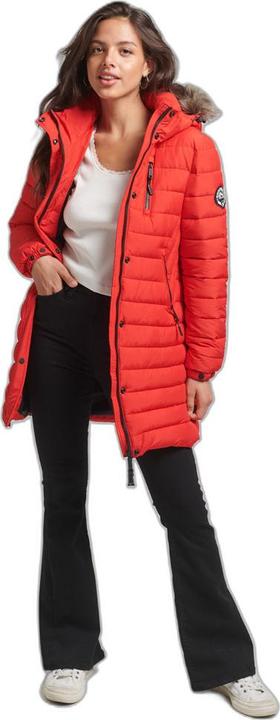 Immagine prodotto Superdry Piumino con cappuccio da donna in ecopelliccia (S)