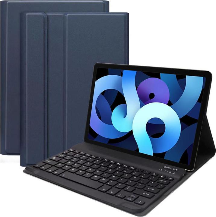 Actual product image Lobwerk 2in1 Bluetooth keyboard and cover for Apple Air 4 4th Generation A2072/A2316/A2324/A2325 2020/2022 C (A2316, A2324)