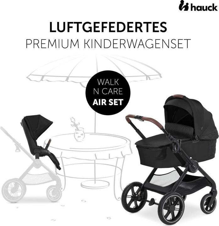 Produktbild Hauck 3in1 Kinderwagen-Set Walk N Care Air Trio Kinderwagen 3 in 1