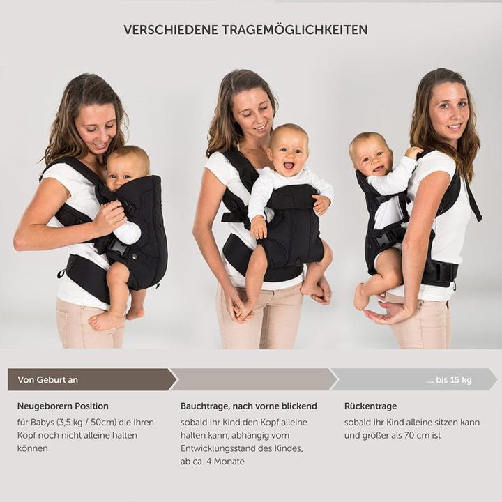 Actual product image Fillikid Baby carrier Walk 4in1 incl. silicone dummy box Diamant baby carriers & slings