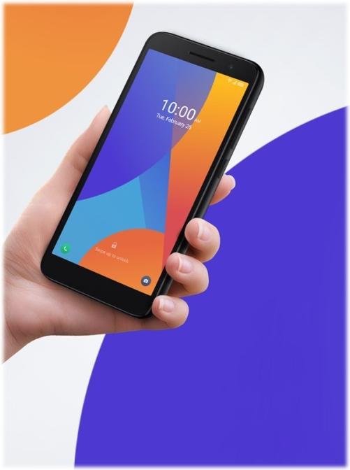 Actual product image Alcatel 5033F (16 GB, Volcano Black, 5", Dual SIM, 5 Mpx, 4G)