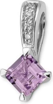 Image du produit Breuning PENDENTIF - E.AMETHYST/Brill. 0,019 Ct. H/si (Or 750/18 K)