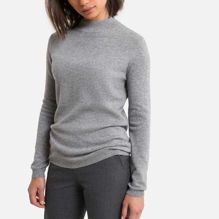 Actual product image Anne Weyburn Stand-up collar jumper (48, 50)