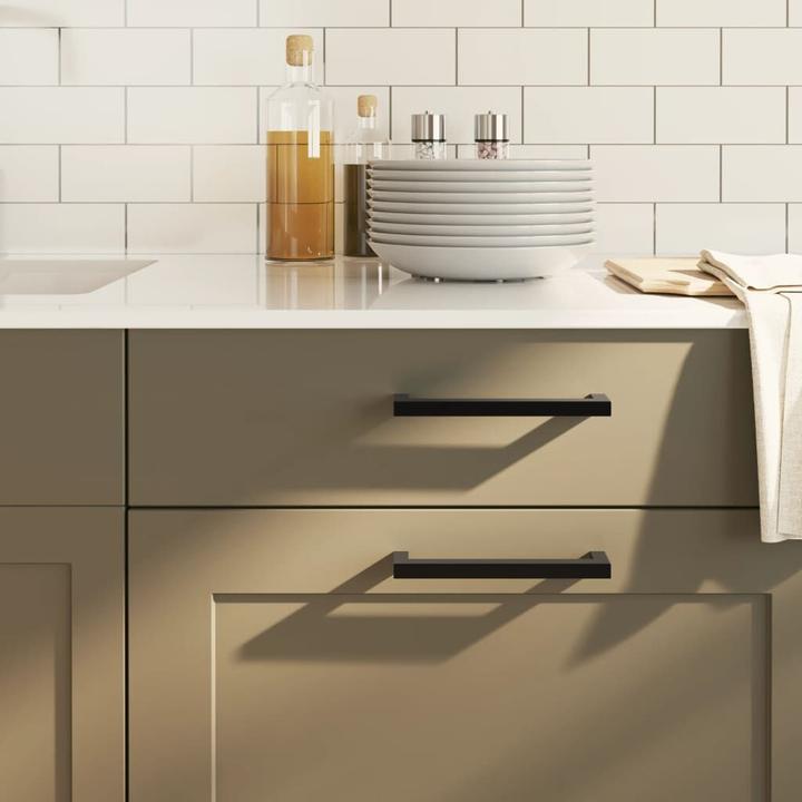 Immagine prodotto VidaXL Maniglie per mobili 20 pz. nere 128 mm in acciaio inox, colore