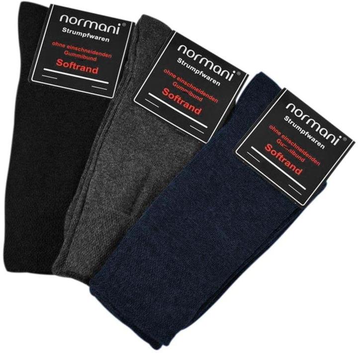 Actual product image Normani 6 pairs of comfort socks with soft edge (pack of 6, 35 - 38)