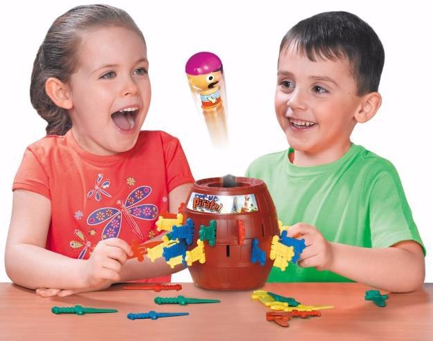 Actual product image Tomy Pop Up Pirate (German, French, English, Swiss German)