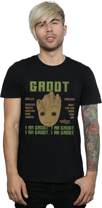 Image du produit - T-shirt GUARDIANS OF THE GALAXY VOL. GROOT SKILLS - Homme (S)