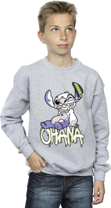Immagine prodotto Disney Lilo And Stitch Ohana Graffiti Felpa Ragazzi (152, 158)